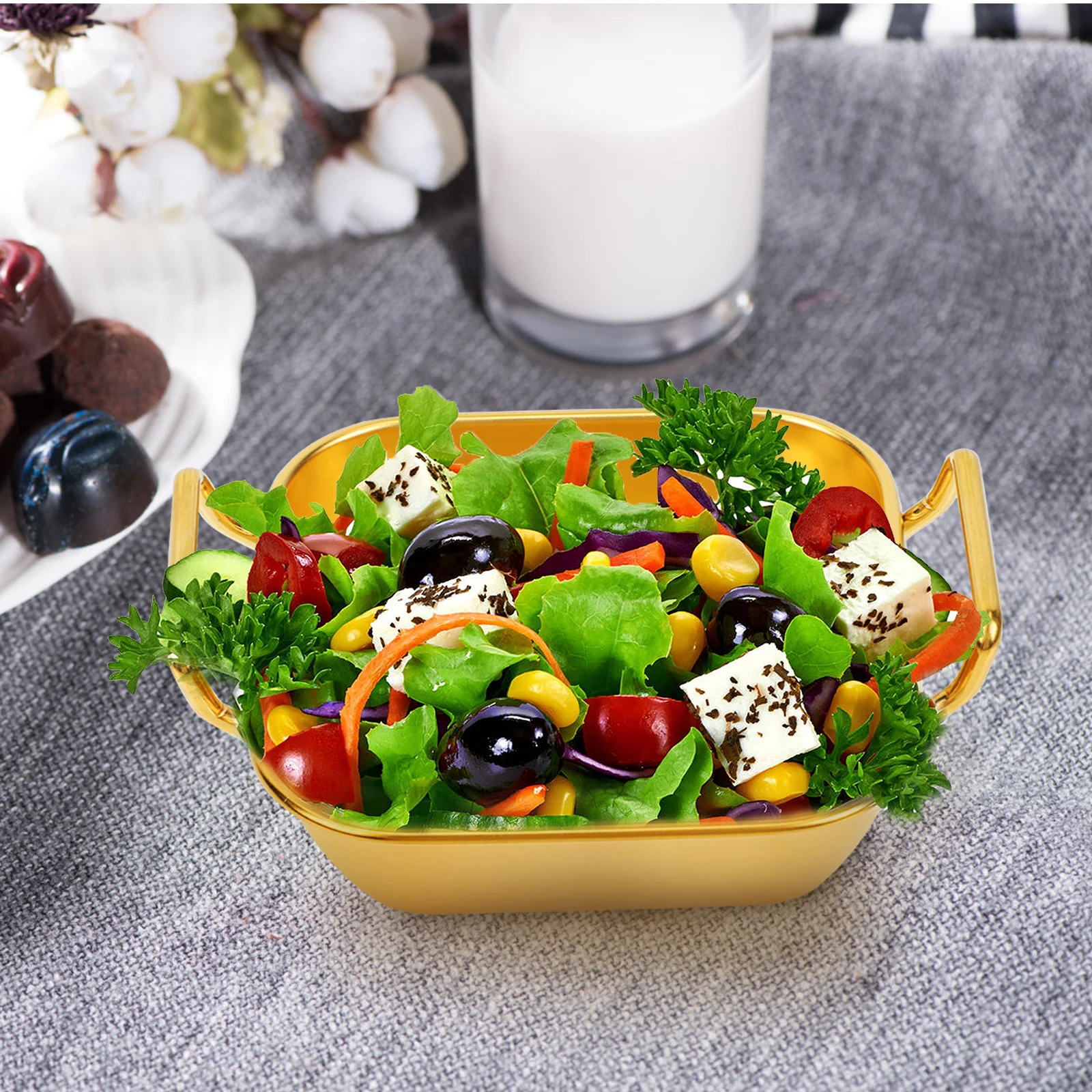 

Stainless Steel Sauce Food Serving Vegetable Storage Plate Kitchen Supply Appetizer Serving Dish Hot Pot Side Dish Seasoning
