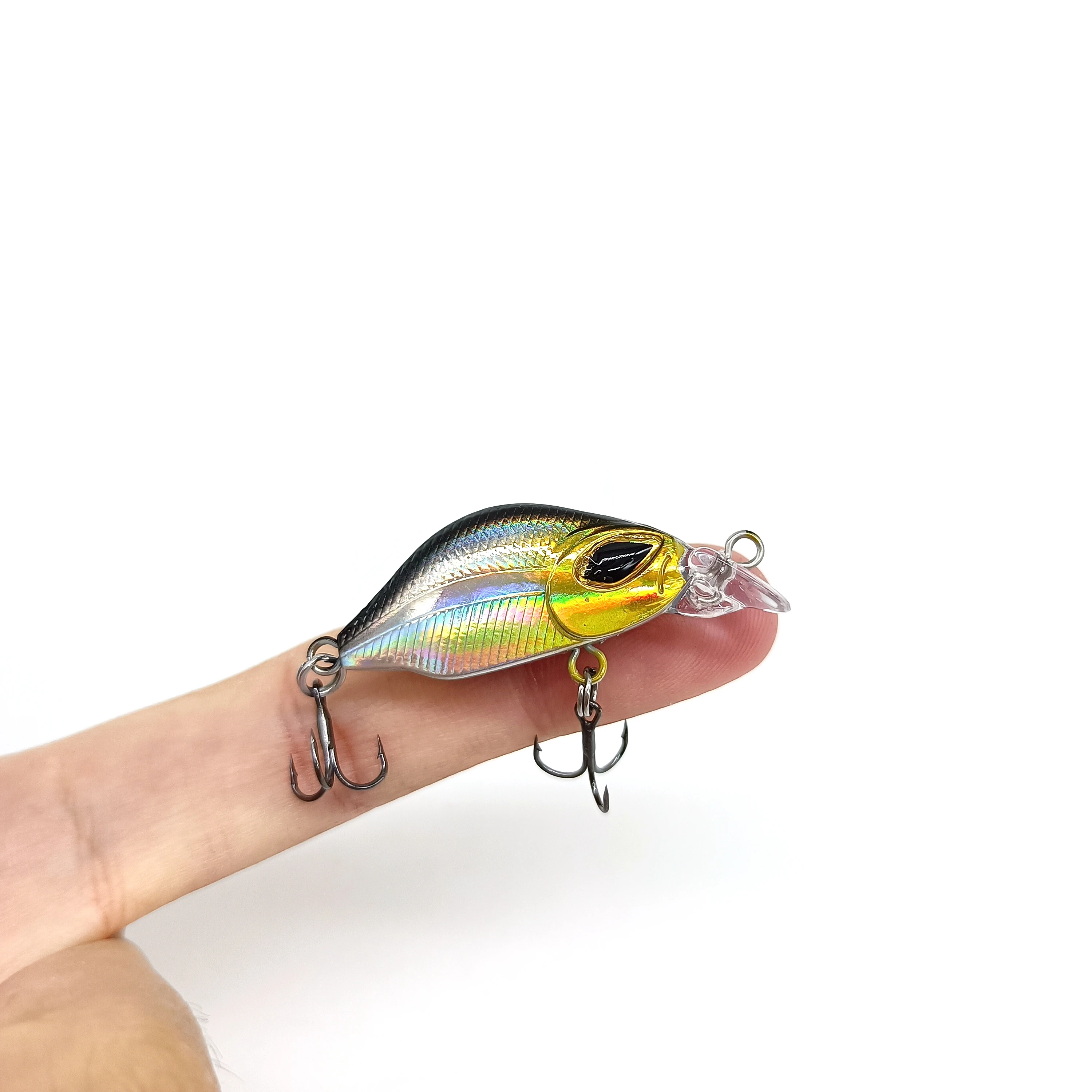 DUODUOYU 1PCS New Mini Sinking Fishing Lures 3.3g/42mm Sinking Artificial Plastic Hard Bait Crankbait Jerkbait Pesca Bass Tackle