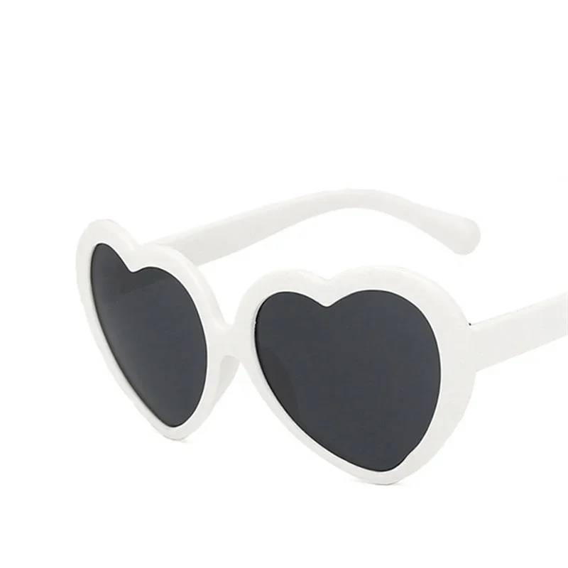1-4 anni bambini cuore occhiali da sole moda per bambini carino colorato amore UV400 occhiali da sole per ragazze regalo per ragazzi