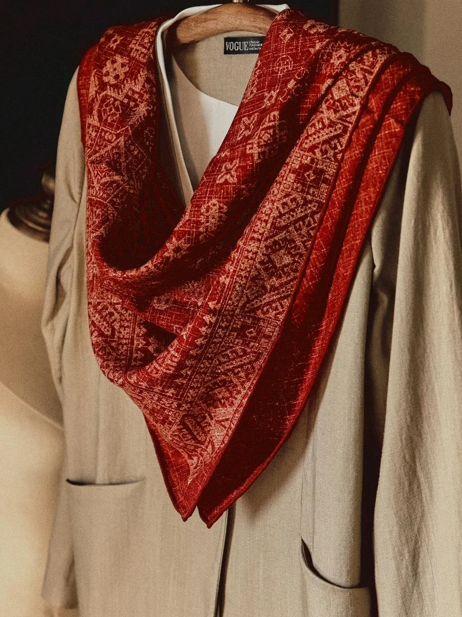 Echarpe-authentique-en-soie-et-laine-pour-femme-automne-hiver-chale-a-double-usage-pour-piece-climatisee-90-cm-motif-geometrique