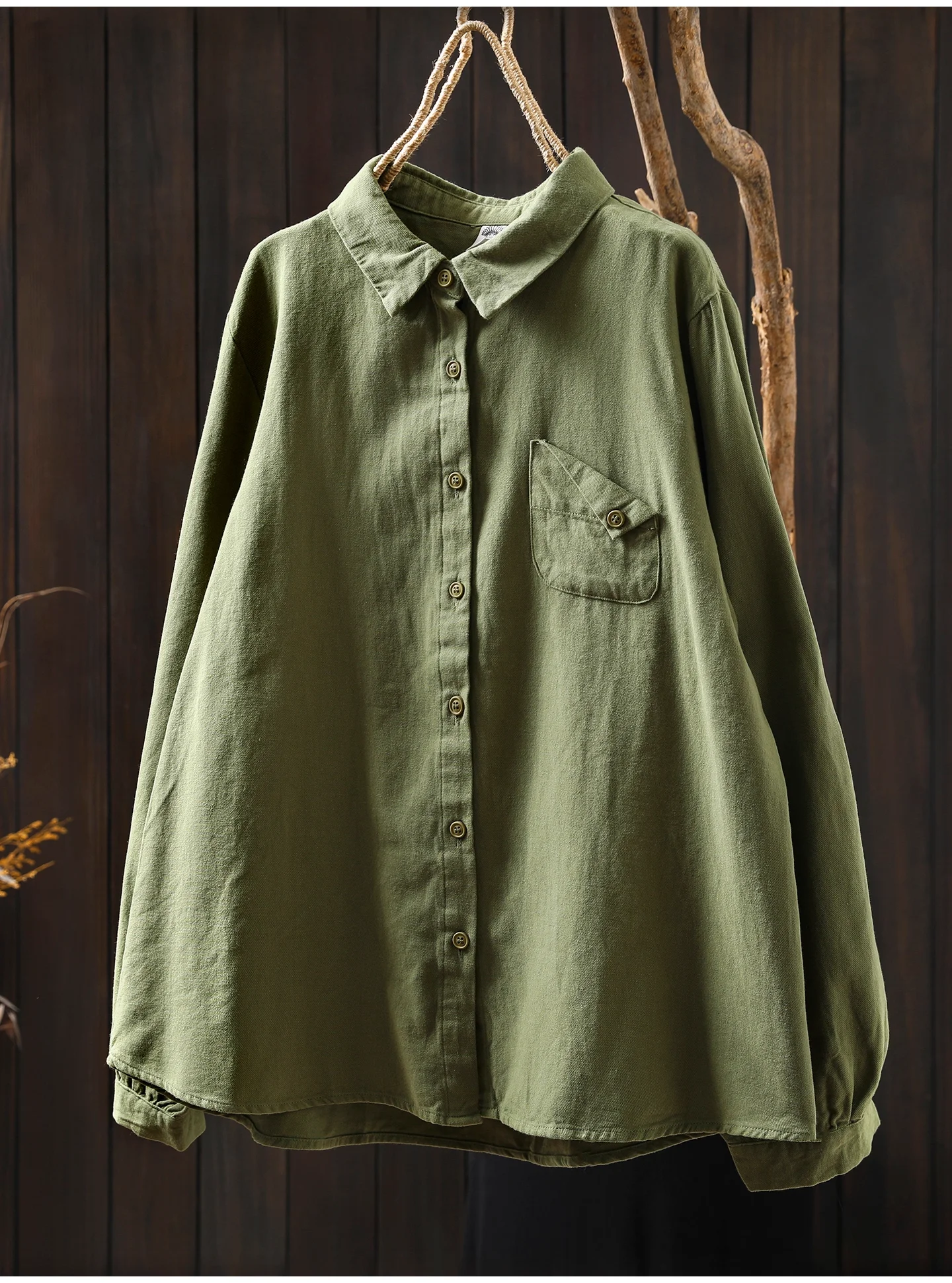 

Mori Girl Japan Style Pure Cotton Green Blue White Gray Solid Shirts Long Sleeve Blouses for Women Tops Ladies Clothes