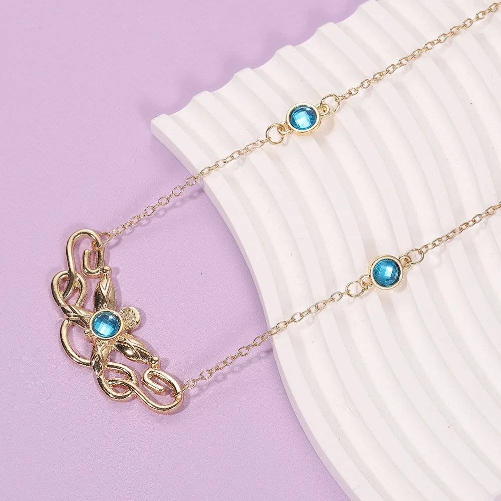 بضائع أفلام وتلفزيون أوروبية وأمريكية مشهورة بما في ذلك قلادة Elf King المجوهرات ذات الطراز الحلو والرائع #2