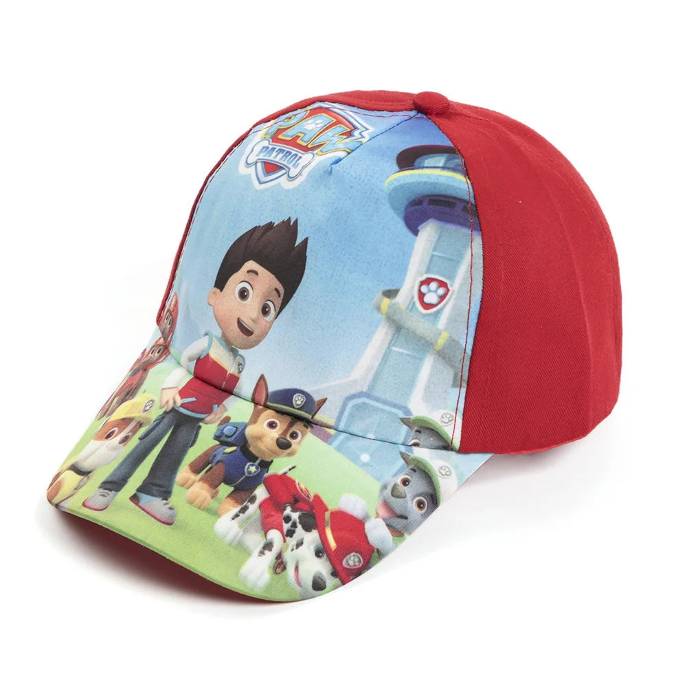 Paw Patrol Cotton Hat for Boys Girls Chase Skye Breathable Baseball Cap for Toddlers Adjustable Outdoor Sport Hats Kids Ages 3-9