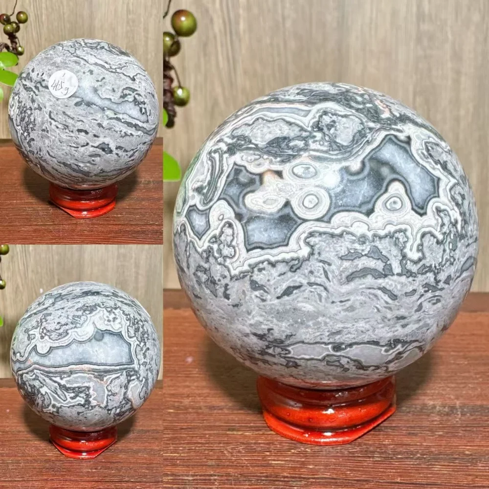 

1PC Natural Picasso Jasper Stone Sphere Healing Crystal Reiki Energy Home Scene Decoration Crafts Lucky Gifts