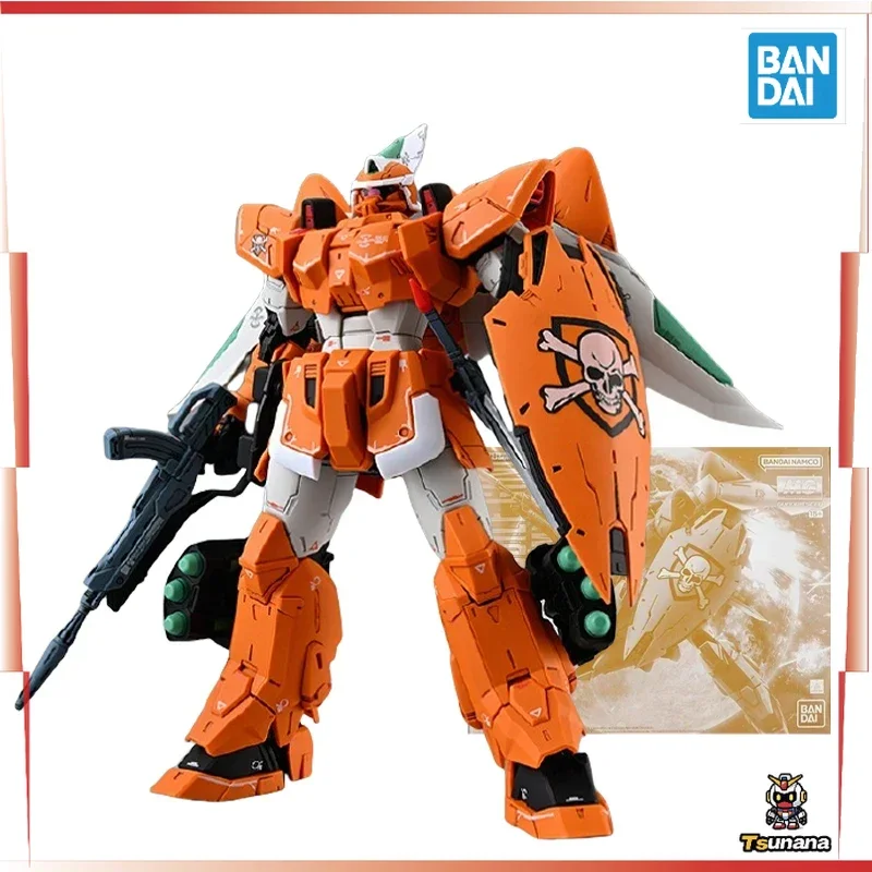 반다이 오리지널 건담 MG 시리즈 모바일 GINN 애니메이션 액션 피규어 조립 모델 장난감 소장 모델 장식품 선물 재고 있음