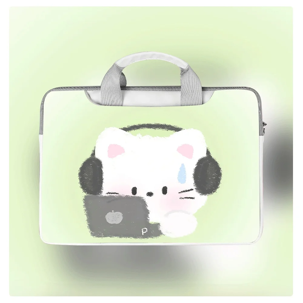 

Сумка-портфель для ноутбука с мультяшными животными, чехол для хранения ноутбуков Macbook 12, 13, 14, 15, 16 дюймов, Macbook Air, Asus, праздничный подарок