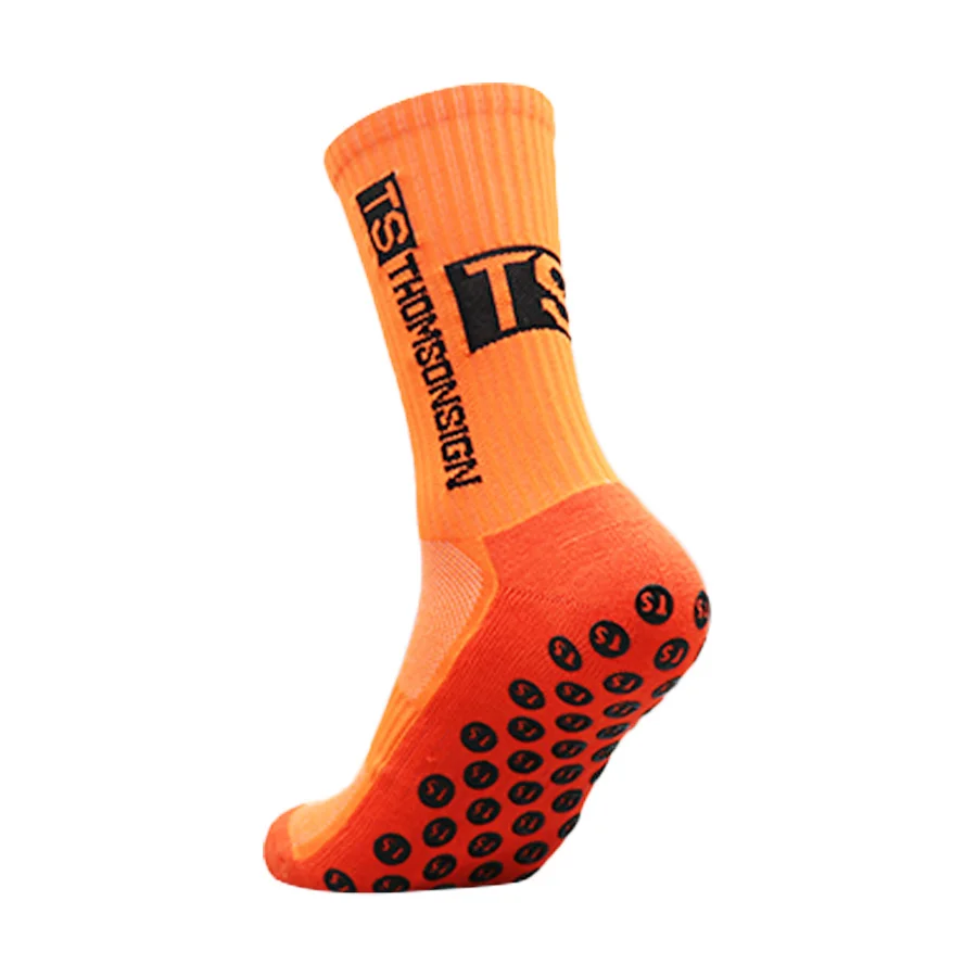 THOMSONSIGNchaussettes de Football antidérapantes pour hommes, Tube de joint de Friction, course à pied, glace, neige, randonnée, sport au-dessus du genou, chaussettes de basket-ball