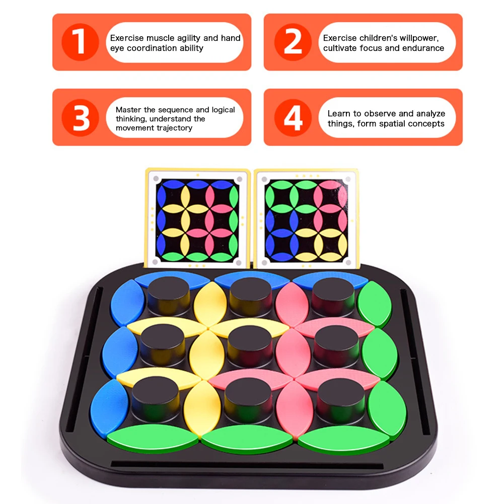 Puzzle rotatif, jeu de société, jeu d'entraînement à la pensée logique, jouet pour fête