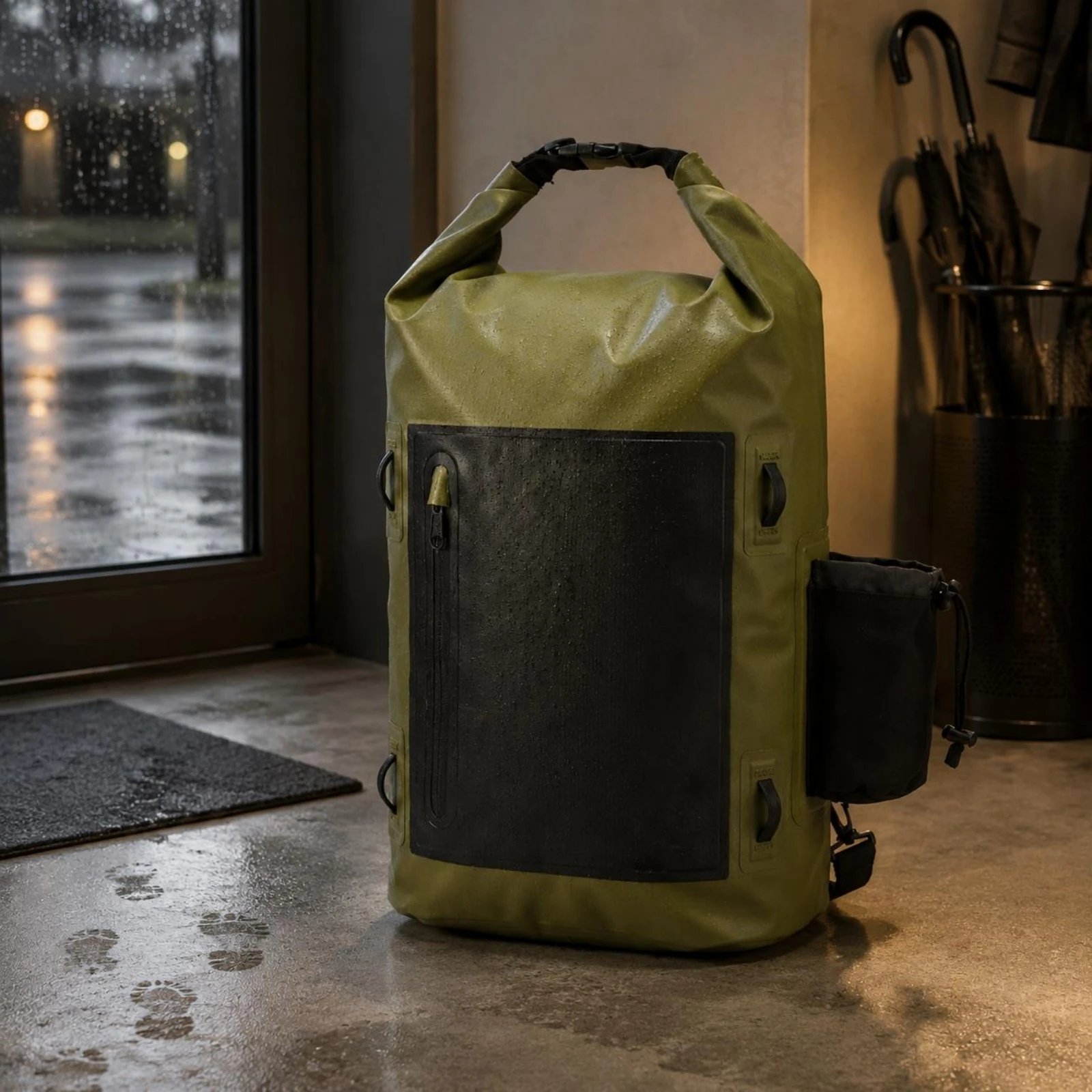 

30L Waterproof Backpack Large Capacity Waterproof Roll Top Backpack Roll Roll-Roll-Top Closure Bag Long-Lasting Outdoor Gear