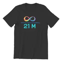 Unique Bitcoin Everything Divided By 21 Million  T-Shirts Men Cotton T Shirts Cryptocurrency Satoshi Nakamoto Tees Printed Tops