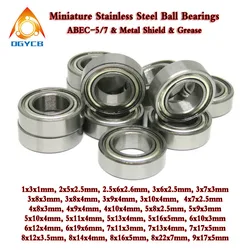 1pcs SMR137ZZ Bearing 7*13*4 mm ABEC-5 Stainless Steel Ball Bearings Shielded 7x13x4 mm SMR137Z SMR137 Z ZZ