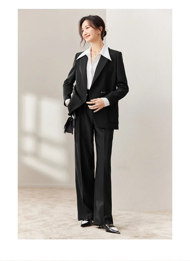 SENTUBILA Maßgeschneiderter Blazer für Damen 2026 Frühling Herbst Modetrend Elegante Anzugjacke für die Arbeit Damenbekleidung 153XC3230 – Detail 19