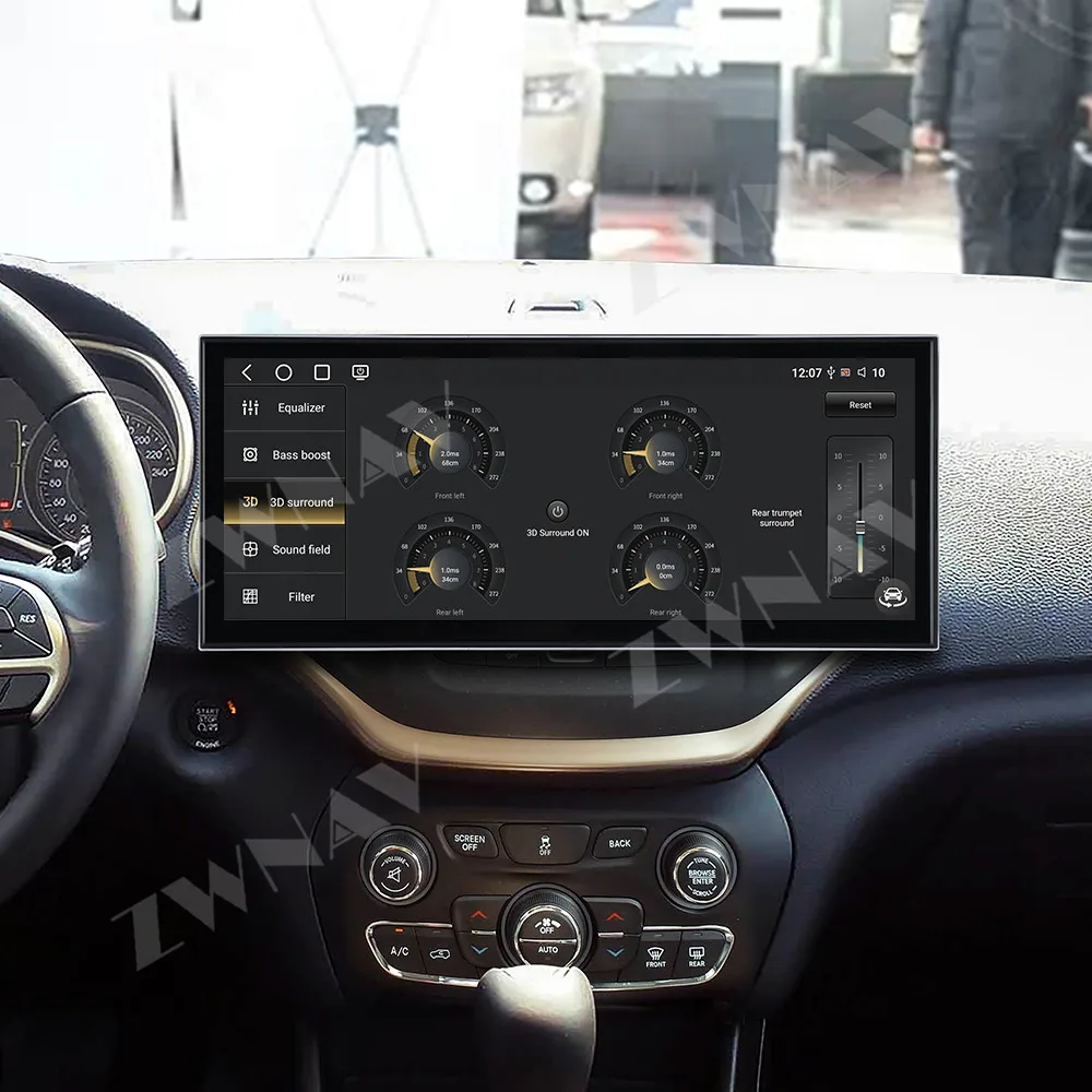 

Мультимедийный GPS-плеер с HD сенсорным экраном 15,8 дюйма для Jeep Cherokee 2016-2021, автомобильное радио, аксессуары для интерьера, Android 15