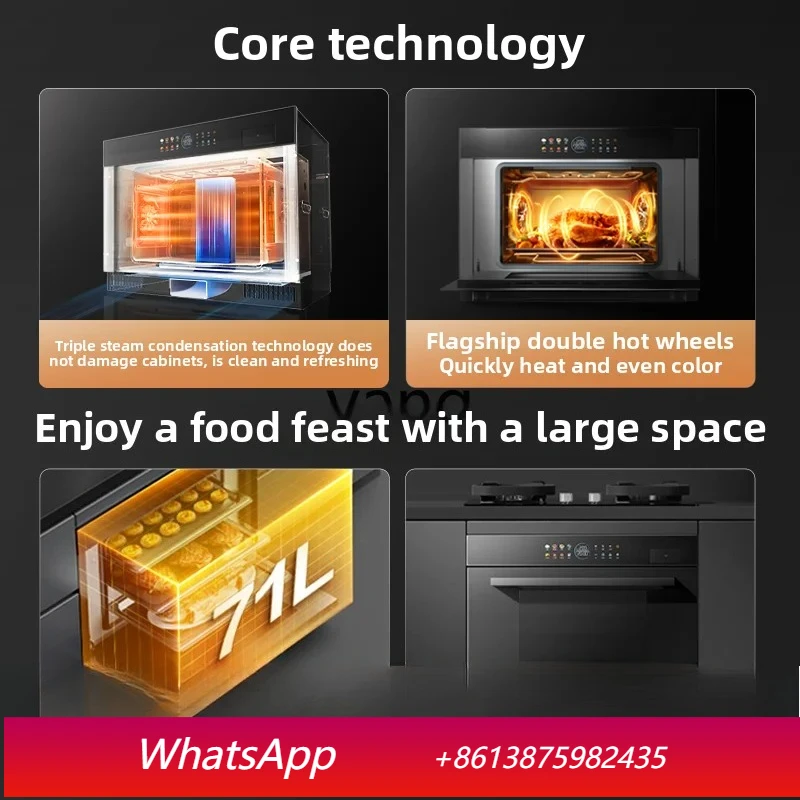 

Lcx embedded oven household embedded steam oven all-in-one steamer four-in-one