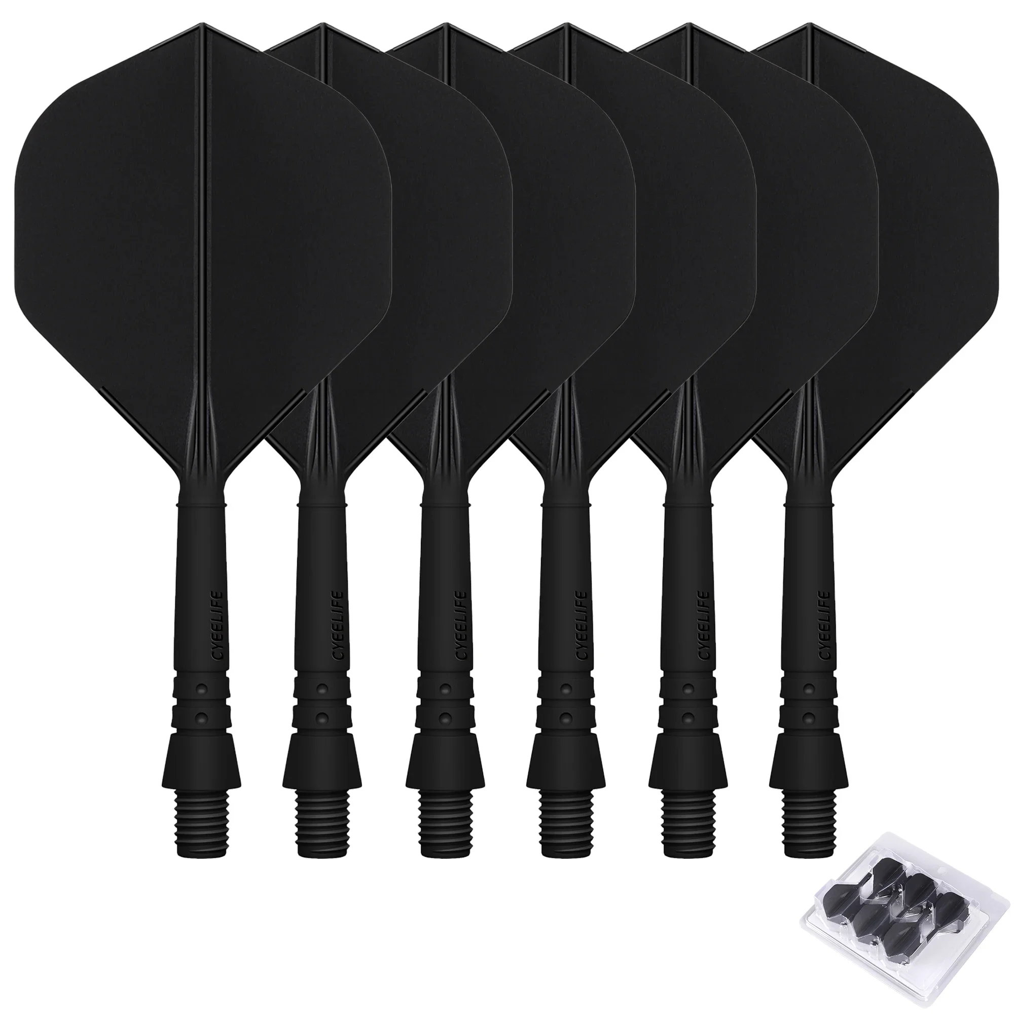 

CyeeLife 6PCS Dart Flights and Shafts 2BA Professional ,New Dart accessories kit,Durable&Not easy to break，8 colors