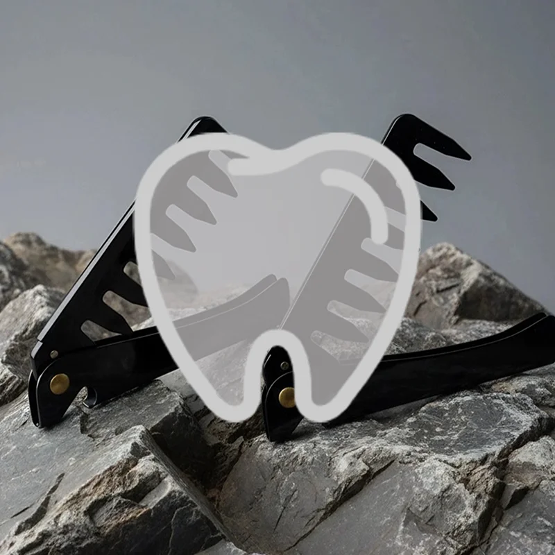 

Портативная складная расческа из нержавеющей стали для мужчин, в ретро-стиле, с круглыми зубцами, для укладки и моделирования прически, инструмент для парикмахерских работ