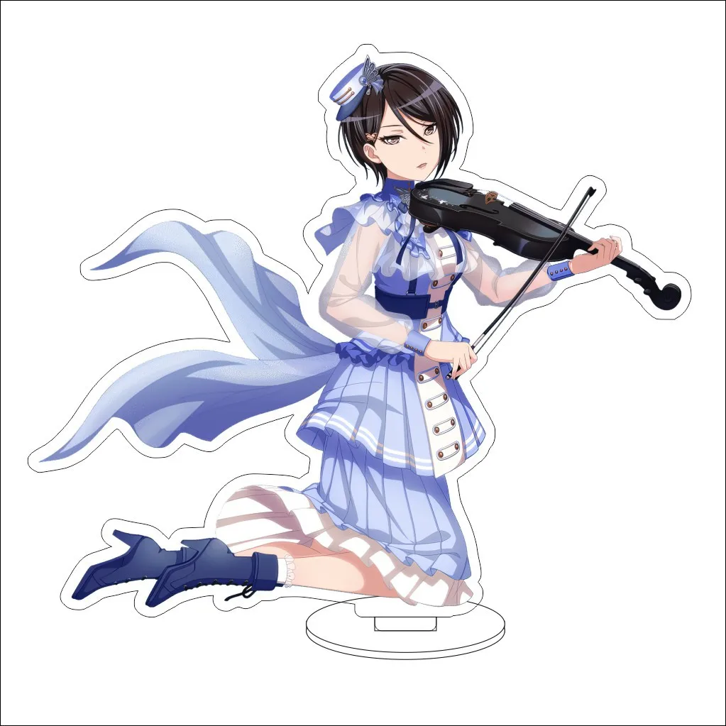 16CM Anime ‌BanG Dream ‌Udagawa Tomoe Uehara Himari  Aoba Moka Mitake Ran Cos Acrylic Figure Stand Ornaments Chirstmas Gifts view 4