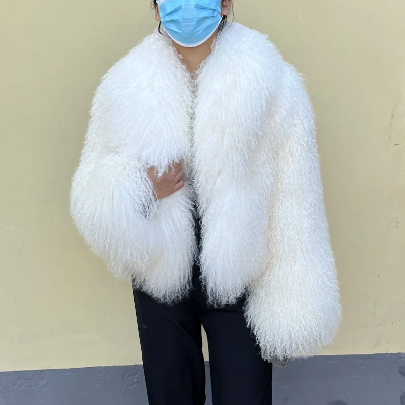 Kejinyuan короткое пальто с отложным