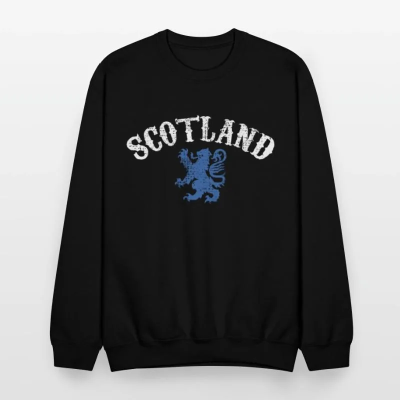 

Осенне-зимний шотландский стиль - толстовка Pride, «SCOTLAND» с рисунком льва для модного и патриотического образа