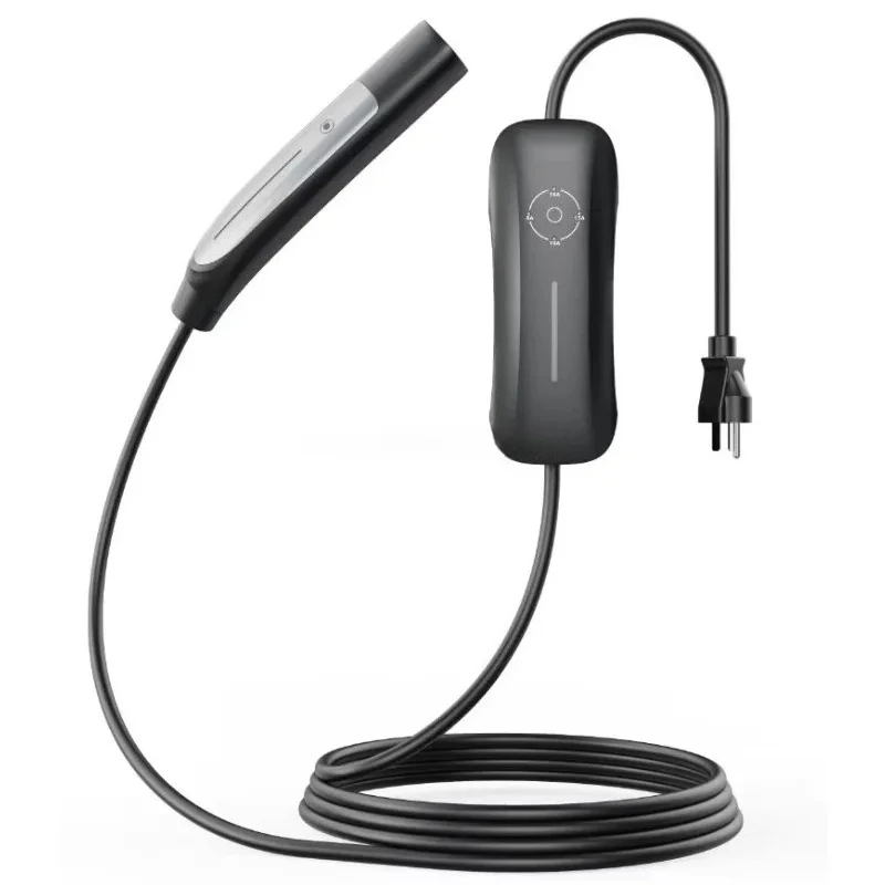 

Зарядное устройство для электромобилей 16A 32A Портативная станция быстрой зарядки 220 В 110 В с автоматически открывающейся дверью порта зарядки