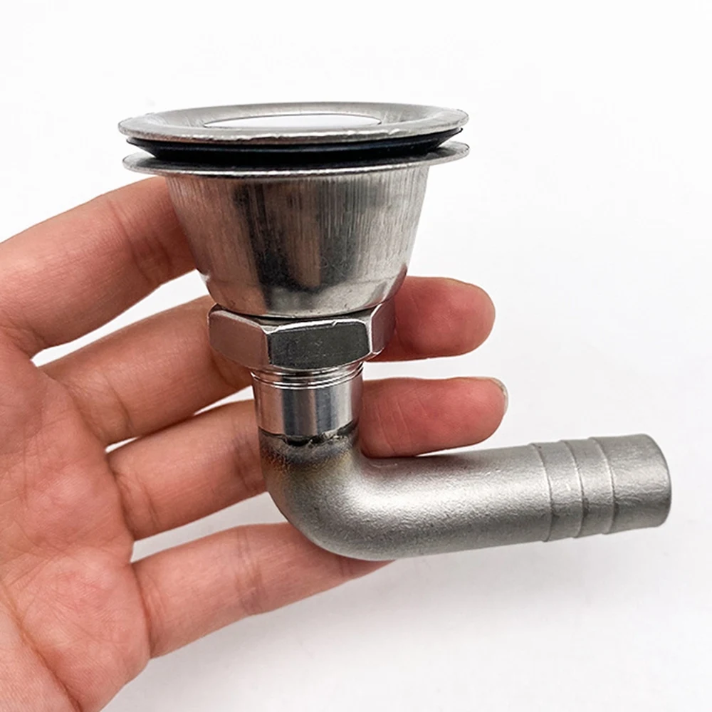 

N09R 90 Degrees Boat Fuel Tank Vent 316 Stainless Steel Marine Flush Mount Fuel Gas Tank Vent for Yacht