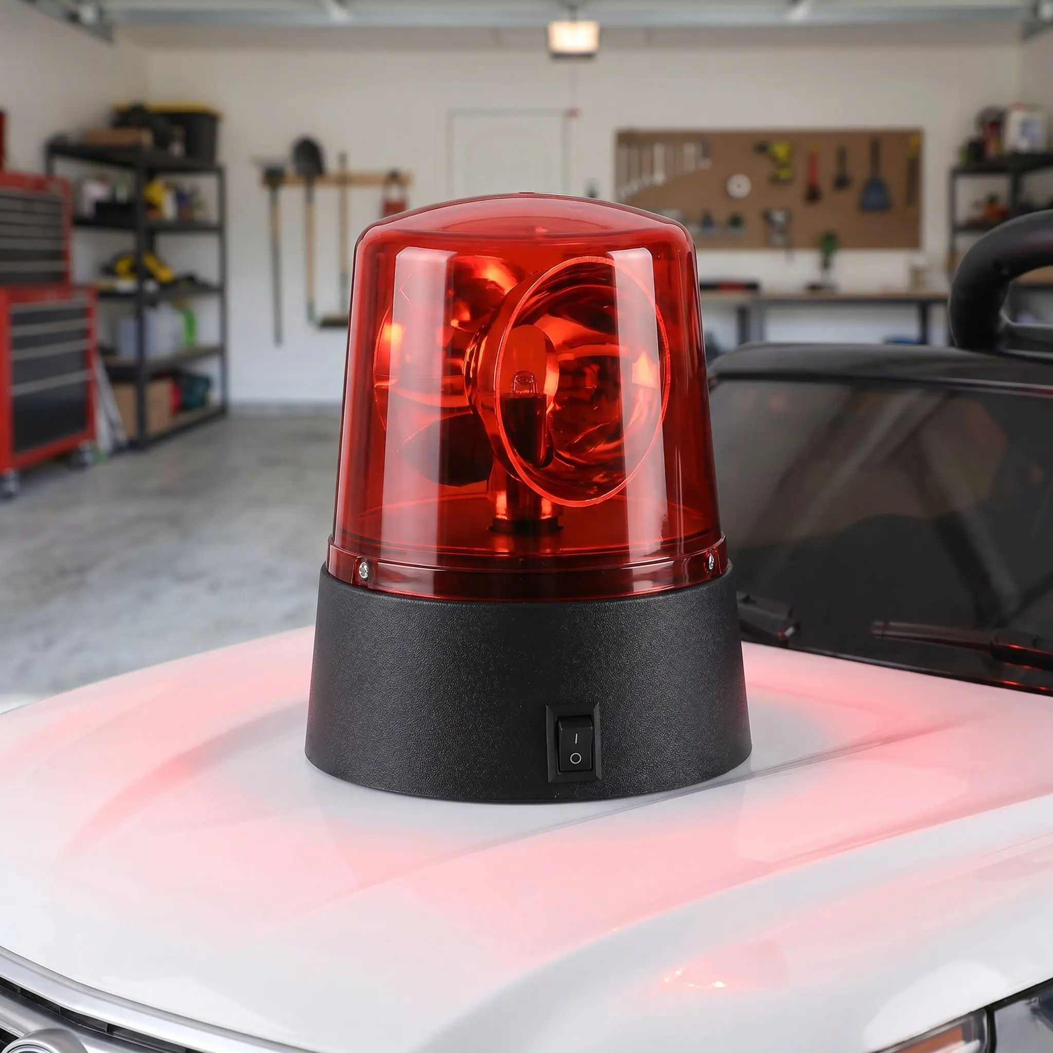 Compact LED Warning Light with Long Life Plastic Build - Ideal Decoration and Gift for 's Playtime Fun