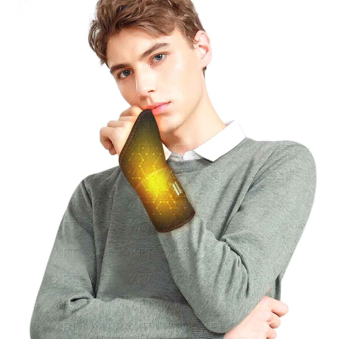 Portable Electric Wrist Massager Thermal Therapy for Arthritis Carpal Tunnel Relief 3 Vibration Kneading Modes Sprain Protection