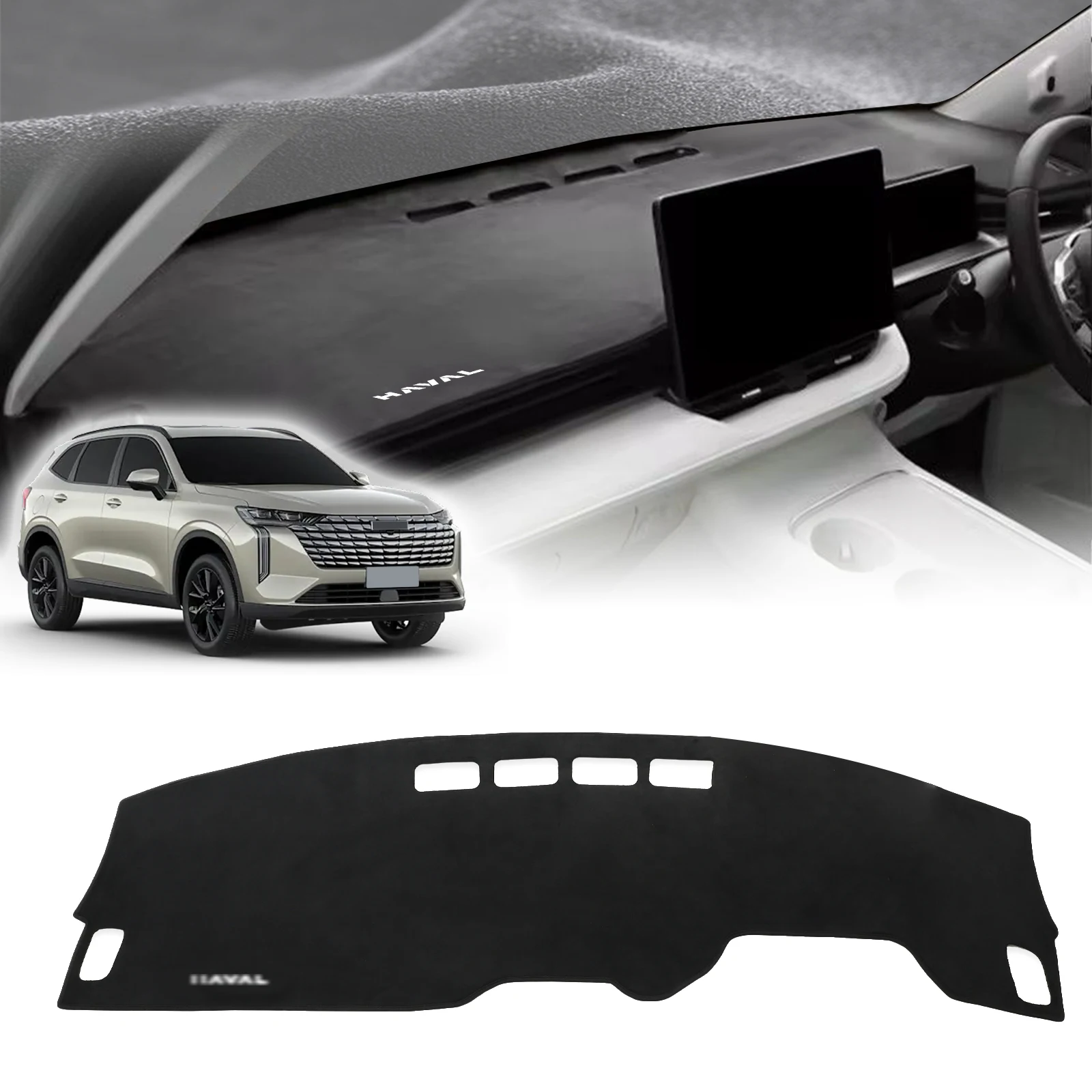

for HAVAL H6 2026-2021 GT PHEV H6S New H6 4th Dashmat DashMat Sunshade Dashboard Cover Pad Protective Carpet Leather Accessories