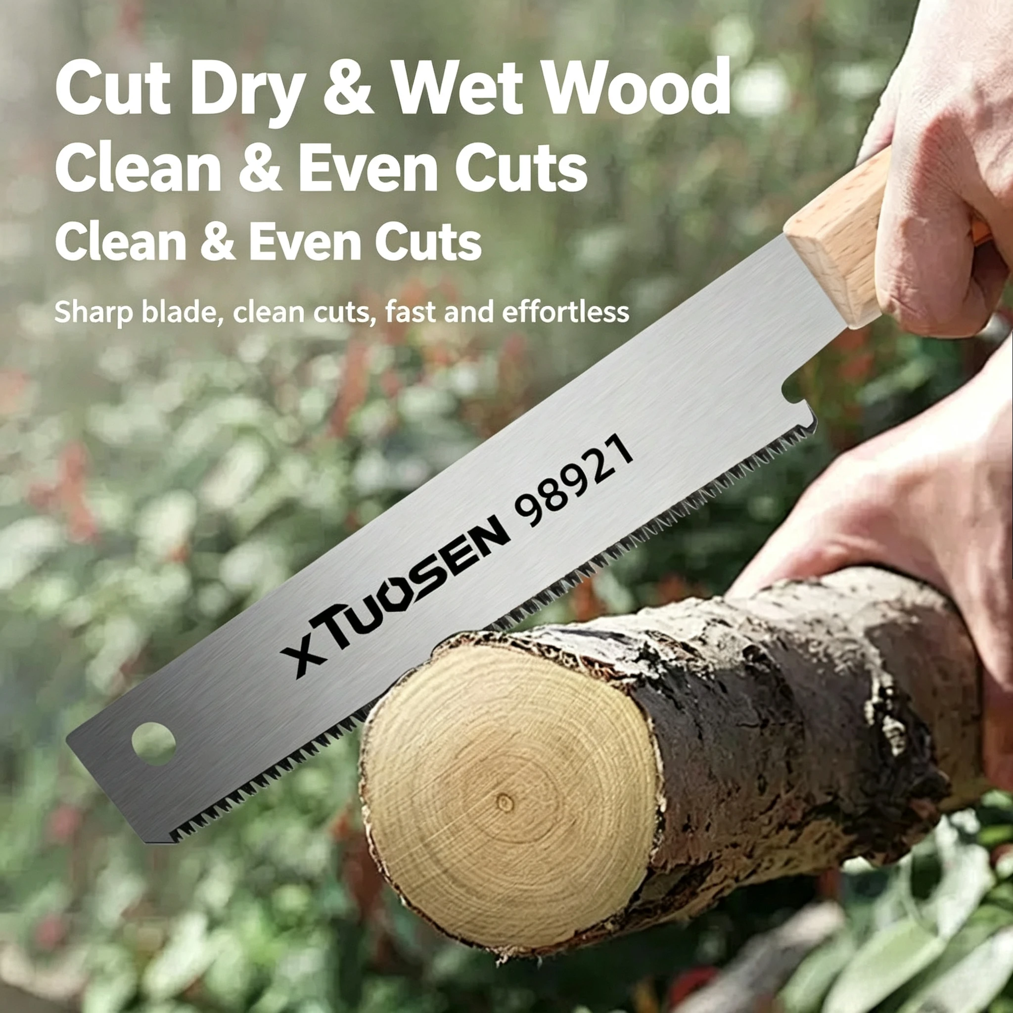 Three-piece or single-piece Japanese saws, hardwood fine-toothed saws，portable cutting tools with anti-slip wooden handles