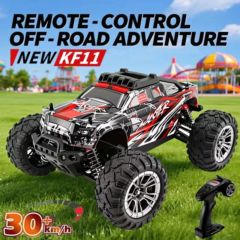 KF11 على الطرق الوعرة مركبة يتم التحكم بها عن بُعد 4WD 1:16 ماكس 33KM/ساعة مع IPX6 مقاوم للماء 2.4G راديو RC عربات التي تجرها الدواب على الطرق الوعرة الانجراف شاحنة مركبة هدايا للأطفال والكبار #1