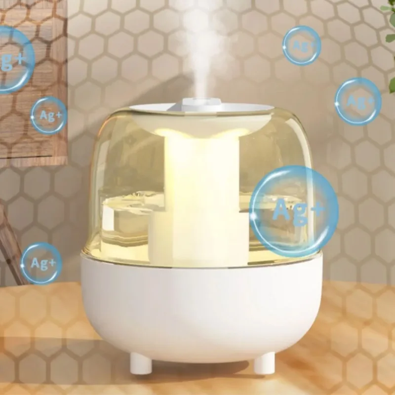 

Large Capacity 4L Aromatic Humidifier Ultrasonic Household Air Humidifier Air Purifier LED Light Humidifier Double Spray
