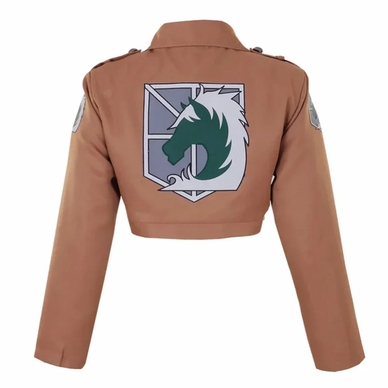 Anime Attack on Titan Jacket AOT Shingeki no Kyojin Military Police Eren Jaeger Cosplay Costume Game Japanese Halloween Carniv U