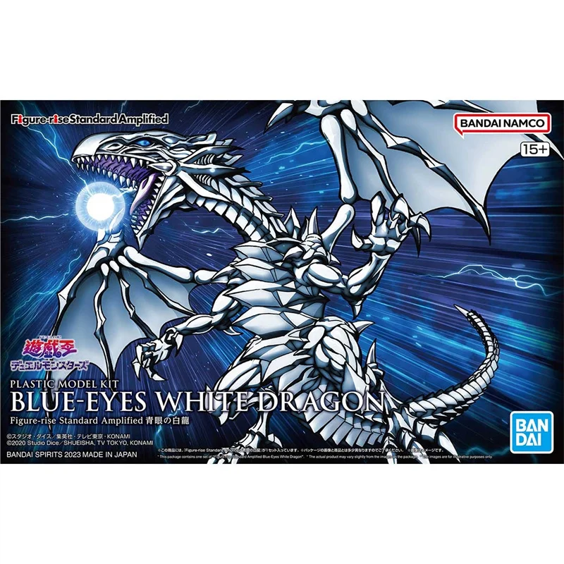 

Bandai Original Figure-rise Standard Amplified BLUE EYES WHITE DRAGON Assembly Model Toys Ornaments Gifts For Children