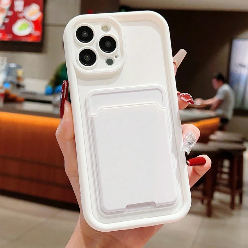 Card Insert Anti-fall Case For Samsung Galaxy S25 S24 S23 S22 Ultra Plus S24 FE A16 A55 A53 A52 A34 A54 A26 A35 A33 A25 Cover