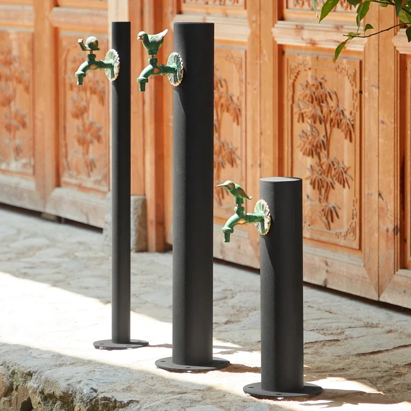 Black Outdoor Colum… - image