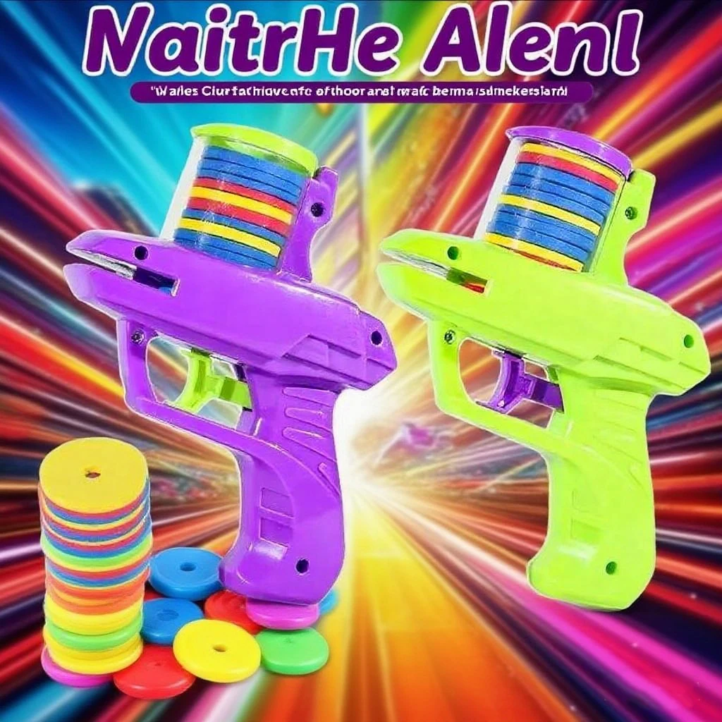 

Mini Carrot Flying Disc Launcher with Soft Bullets – Safe Toy for Kids. Perfect for Outdoor & Indoor Play Multiplayer Interacti