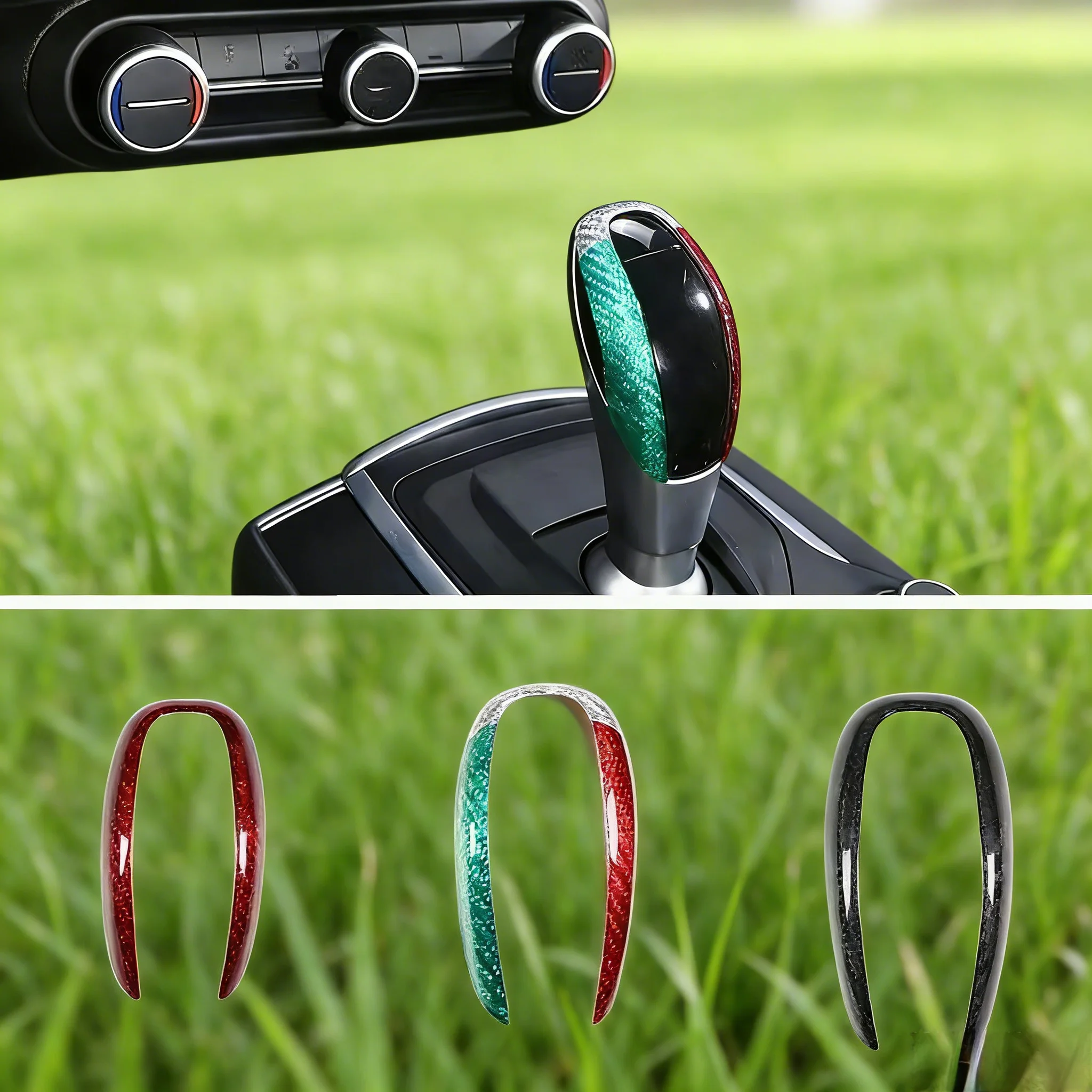 

Декоративная накладка на головку рычага переключения передач из настоящего сухого карбона для Alfa Romeo Giulia Stelvio, аксессуары для тюнинга салона