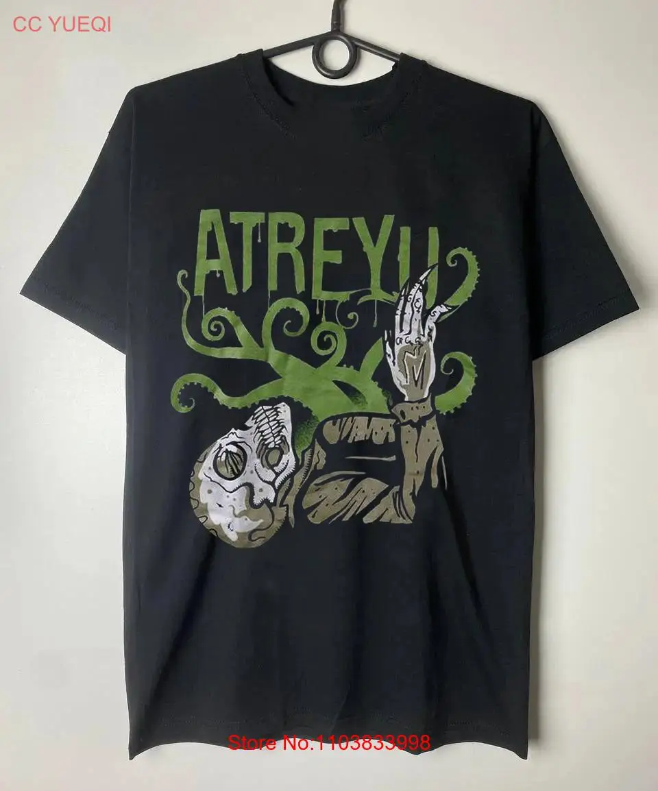 NEW Atreyu Band Retro Short Sleeve Cotton Black All Size Shirt