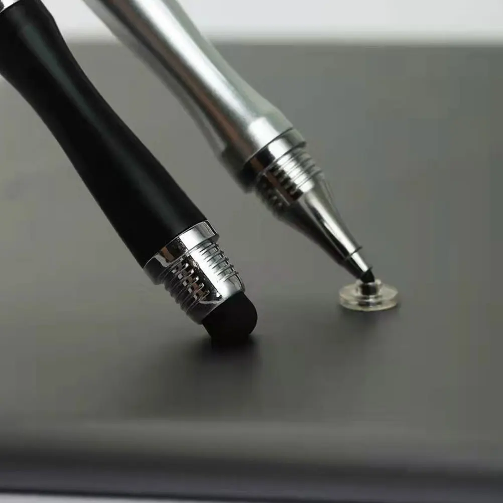 

2pcs Capacitive Stylus Pens ABS Material Tablets Phones Smooth Tip No Noise Lightweight Compact Design Long Lasting