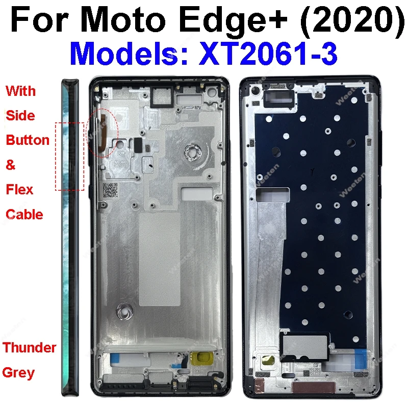 Middle Frame For Motorola Moto Edge Plus Edge S Pro Edge 20 Pro Edge S30 Middle Frame Housing LCD Front Frame Bezel Repair Parts