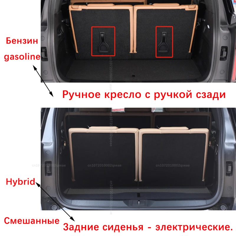 Car Trunk Mat For GAC Trumpchi GS8 6-Seat 7 Seat 2022 2023 2024 Custom Car Accessories Auto Interior Decoration