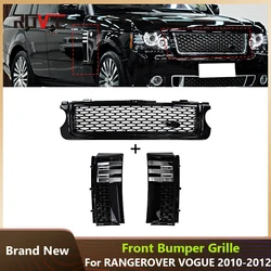 ROVCE Front Bumper Mesh Grill Fenders For Land Rover Rang Rover Vogue  2010-2012 Autobiography Style Accessories