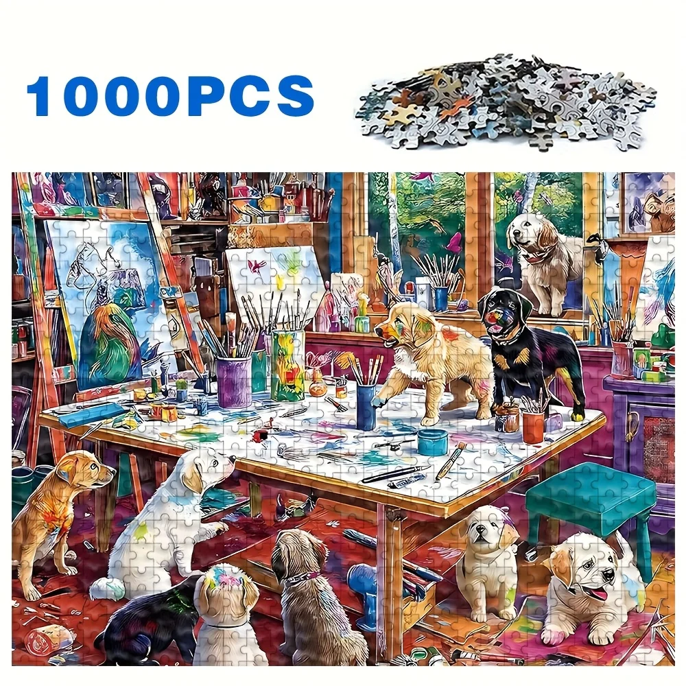 500/1000ピース 大人向けパズル、高品質でリラックスできるファミリーゲーム、誕生日、クリスマス、ハロウィン、ギフトに最適、ベストチョイス