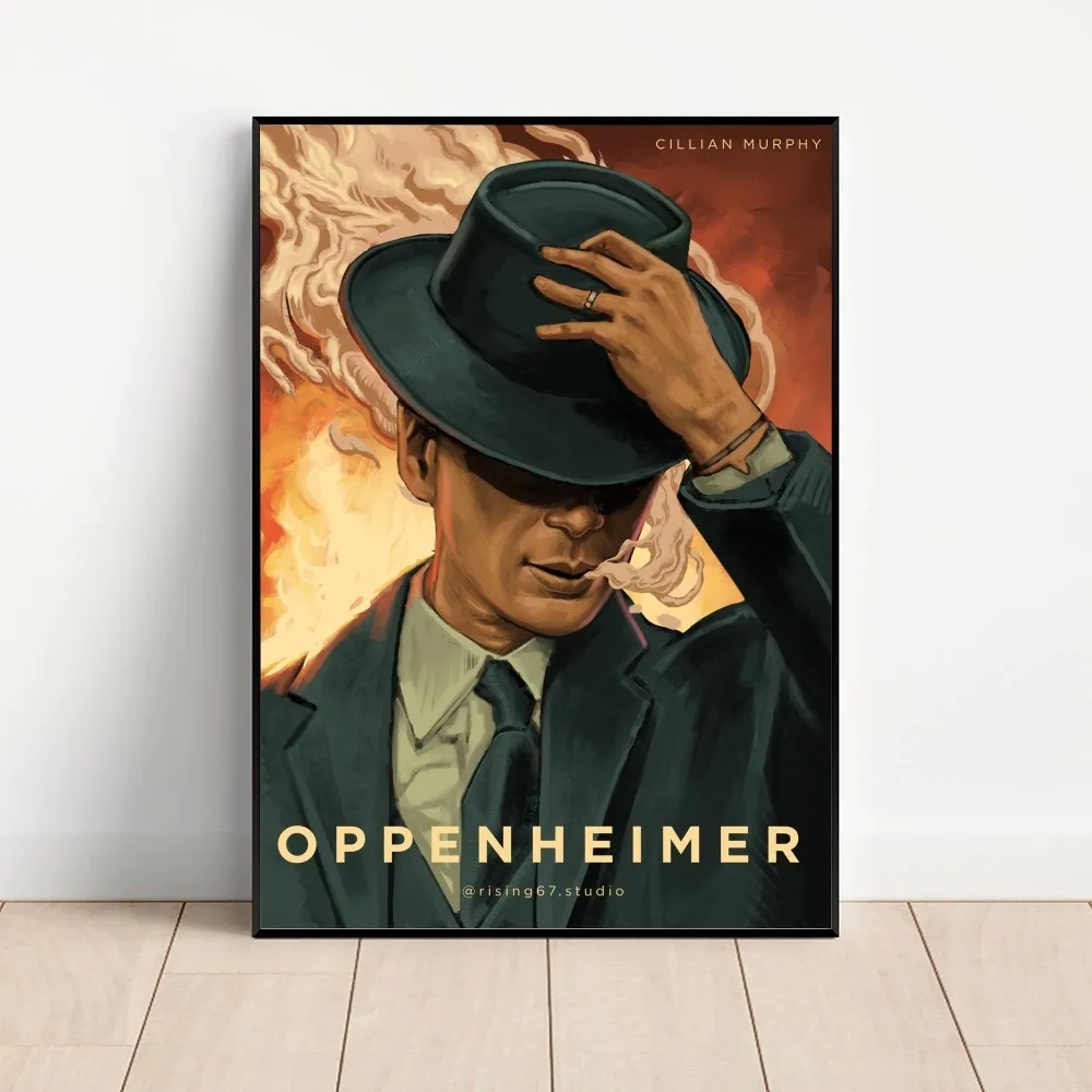 2023 Oppenheimer Poster Kraft Club Bar Paper Vintage Poster Wall Art Painting Bedroom Study Stickers