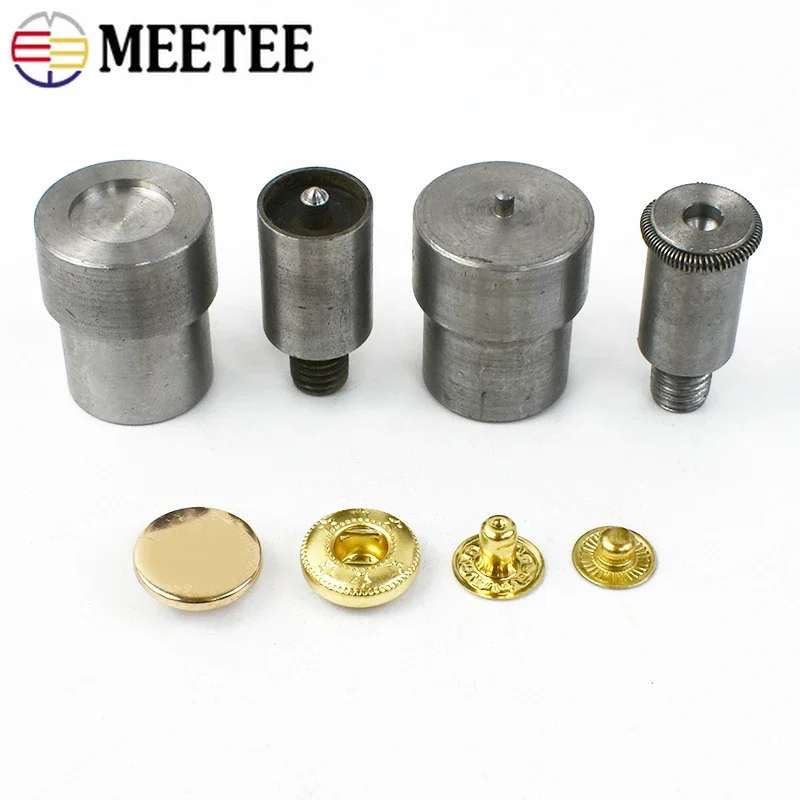 1Set Hand Pressing Machine Tools for 655/633/831# Snap Buttons Replacement Mold Spare Parts Fastener DIY Dies