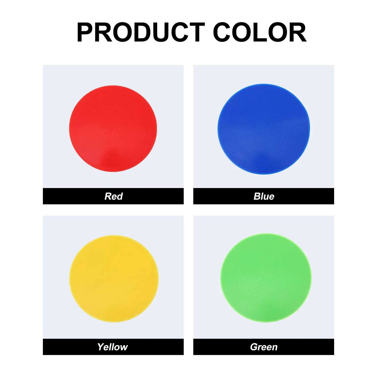 

8pcs Reusable Landmark Pads 8Cm Pvc Non-Slip Sports Spot Markers For Soccer Training Colorful Disc Athletic Equipment