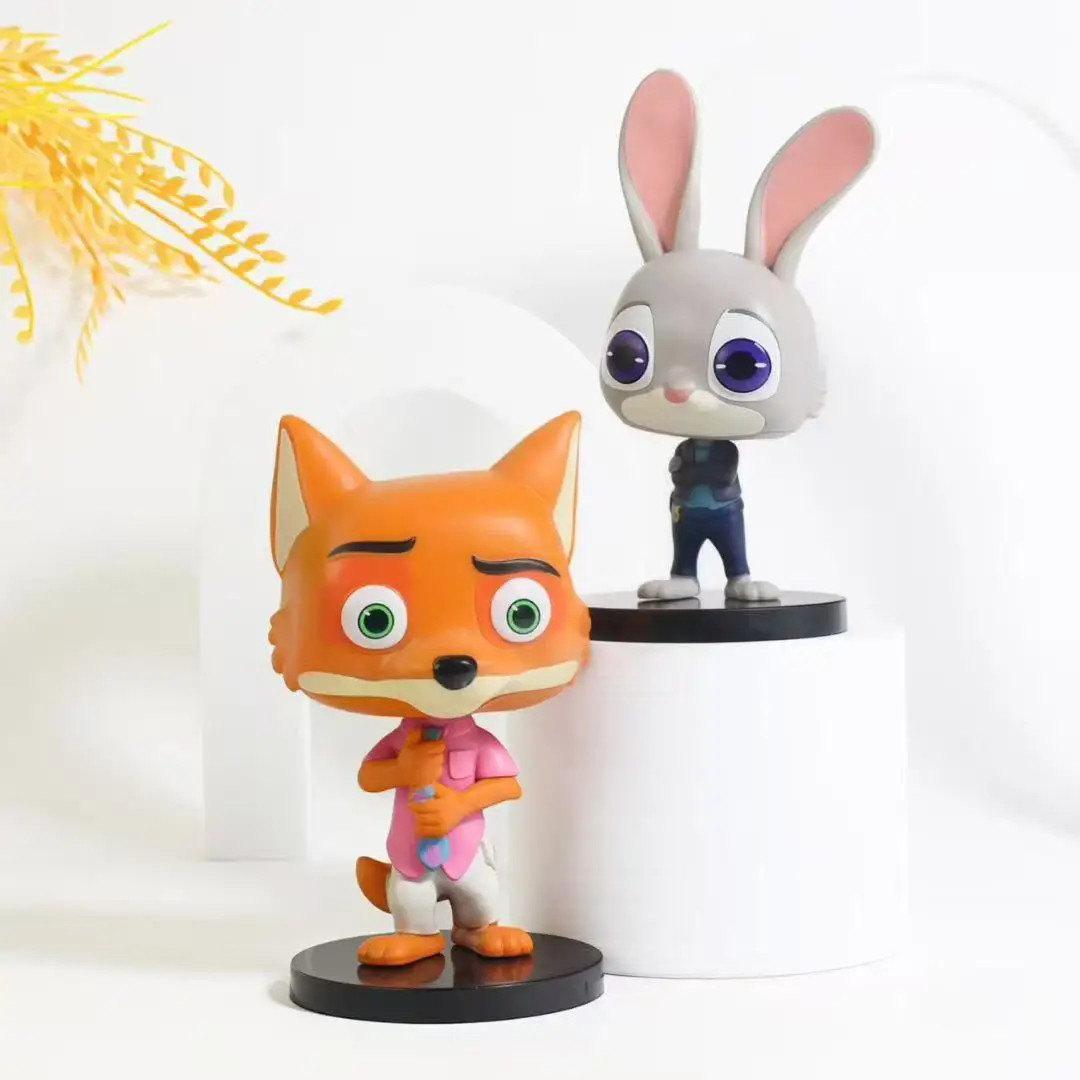 Hot Toys Zootopia 2 Mini figurines coffret aveugle-jouet cadeau mystère d'anime à collectionner avec Nick Judy Clawhauser Gideon & Bogo