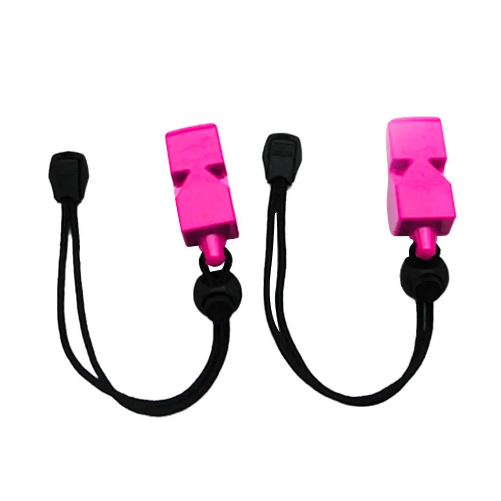 Marine Emergency Whistle ABS Survival Whistle Loud Sound Safety Whistle Kit for Camping and Diving