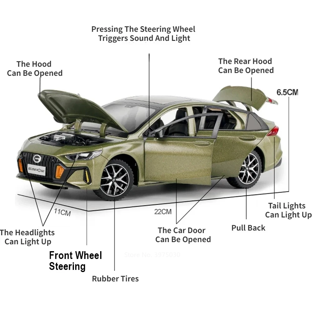 1:24 EMPOW NIO ES8 ミニチュアダイキャストおもちゃの車モデルプルバックサウンドライトおもちゃの車モデル子供大人の誕生日プレゼント