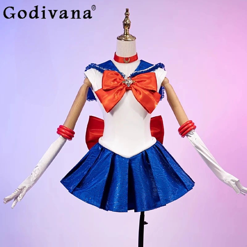 

Party Role Play Women Outfits Anime Moon Cosplay Costume Sailor JK Unform Dress Fancy Flash Carnival Dress Suit for Halloween